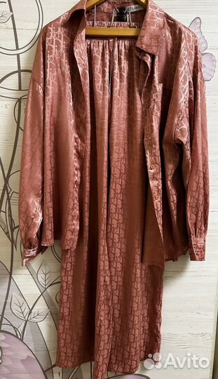 Пижамный костюм Диор ткань