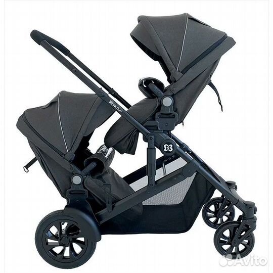 Коляска трансформер для двойни Farfello Silva Duo