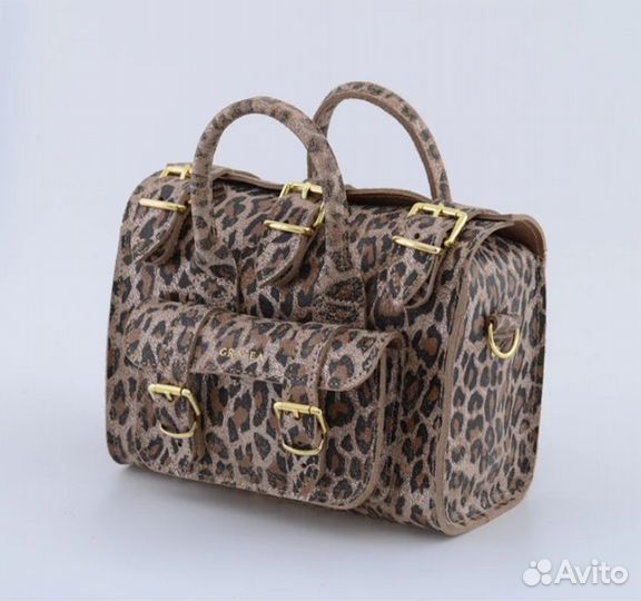 Сумка grafea luna small leopard