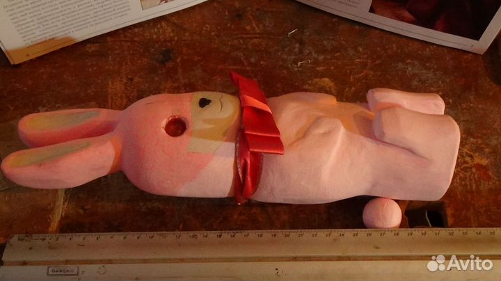 Статуетка кролика из дерева (SH 3)