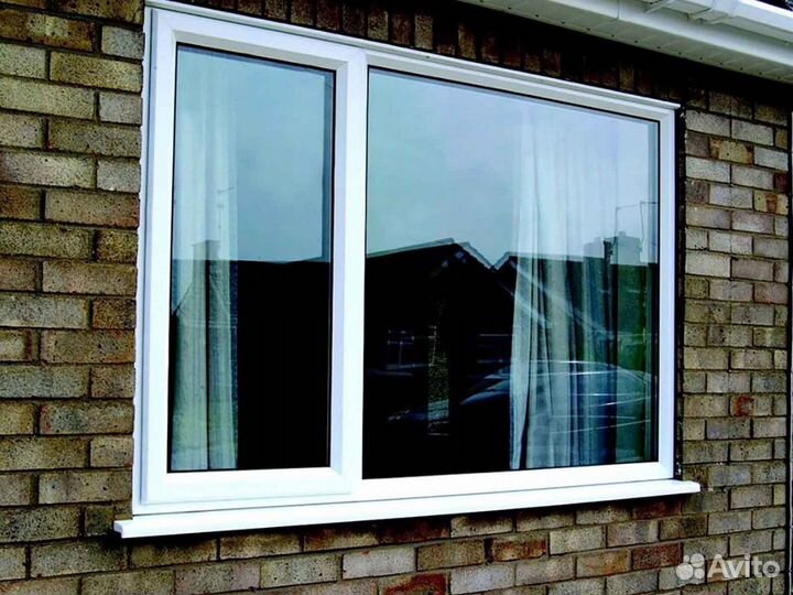 Ремонт окон, стеклопакет Однокамерный RAL2589