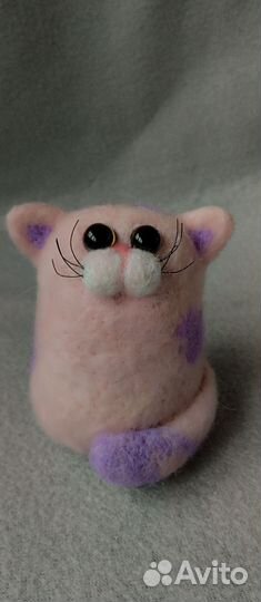 Кот валяный ручная работа