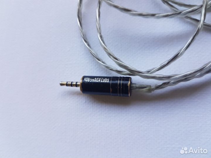 Балансный кабель 2,5 мм. Nobunaga Kotetsu mmcx