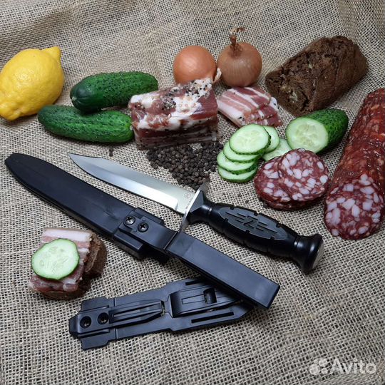 Нож Вишня нр-43 пластик ножны на молле