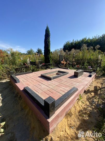 Благоустройство на кладбище/памятники