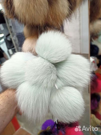 Помпоны меховые Арт.Пм19