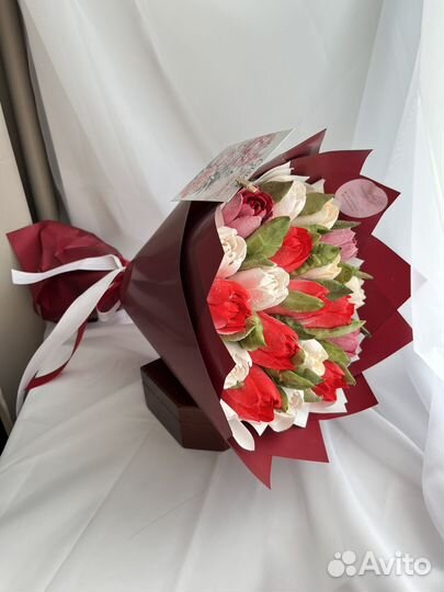 Букеты из Натурального зефира,ручной работы