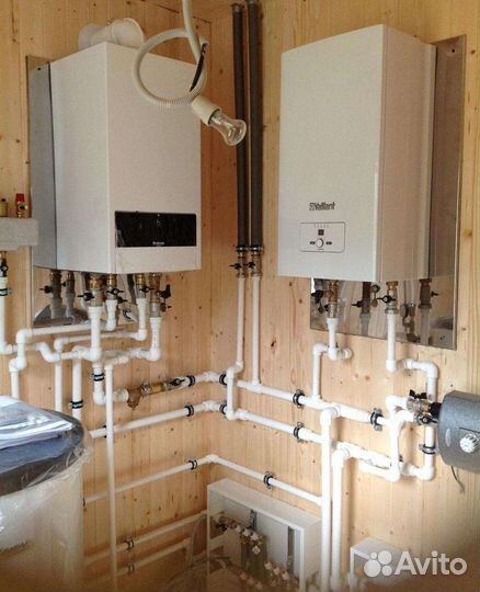 Монтаж водопровода, отопления, канализаци, скважин