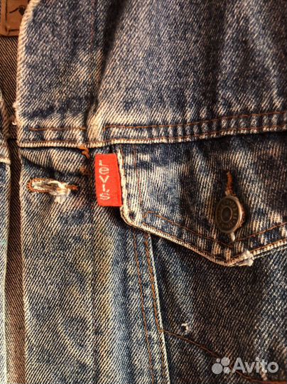 Джинсовая куртка levis ретро