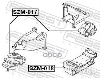 Опора двигателя передняя suzuki Grand Vitara II