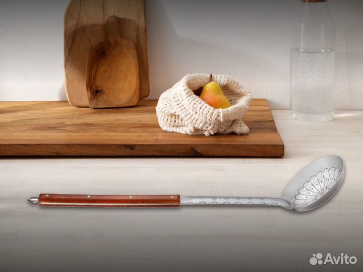 Шумовка глубокая средняя 46 см / Ложка