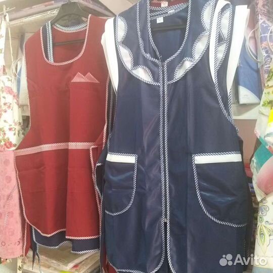 Торговые фартуки и халаты