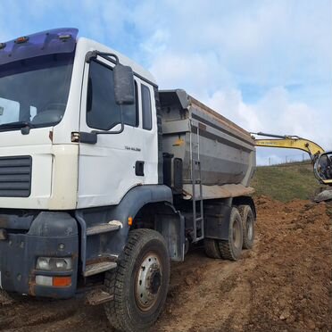 Самосвал 20 м³ MAN TGA 40.390, 2008