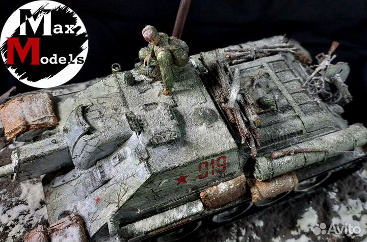 Диорама/Макет 1/35 Модель танка су 122