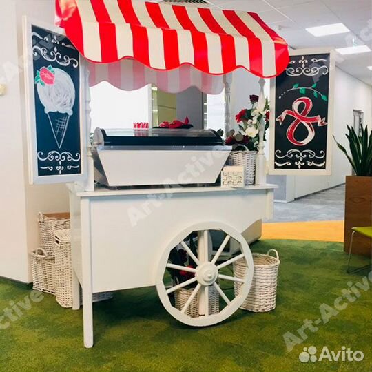 Аренда итальянской тележки с мороженым