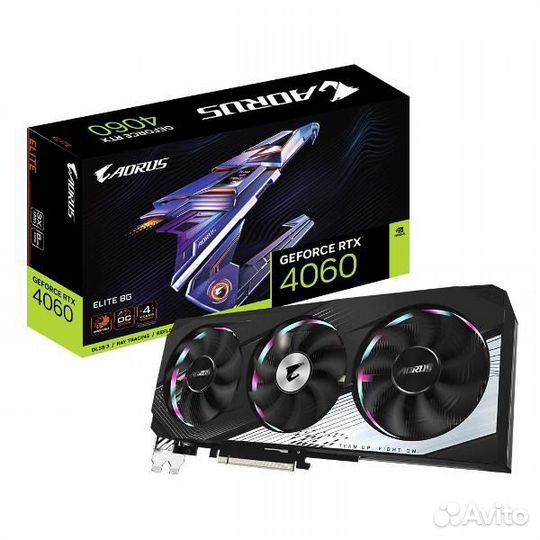 Видеокарта aorus RTX4060 elite 8GB