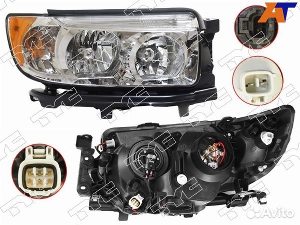 Фара subaru forester, subaru forester SG# 02-08