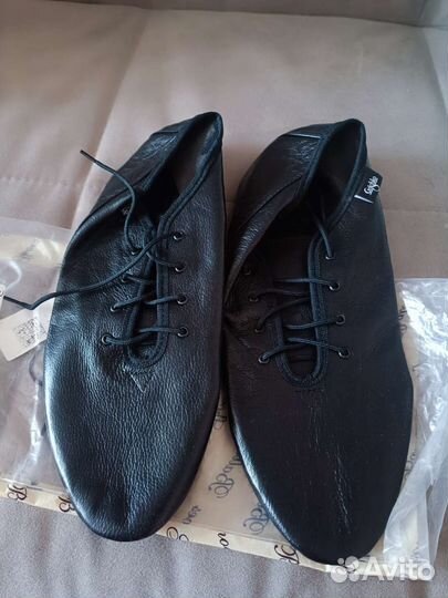 Джазовые полуботинки (джазовки) мужские, кожа