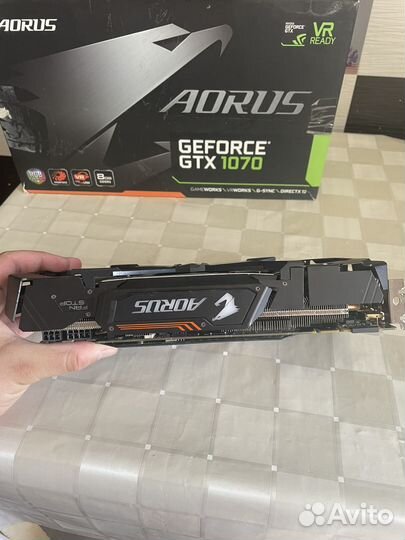 Видеокарта Gigabyte Aorus gtx 1070