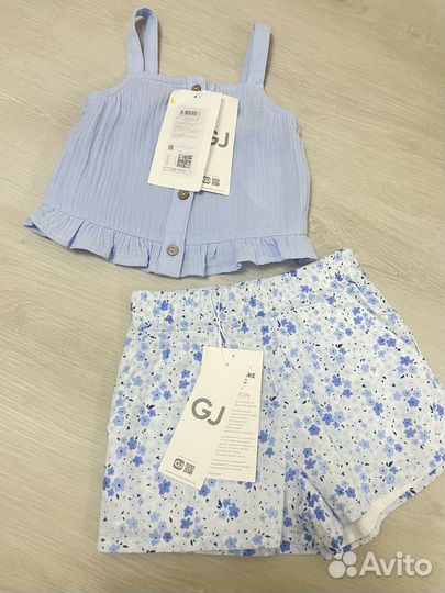 Летний комплект для девочки 98-104