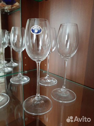 Фужеры богемия новые