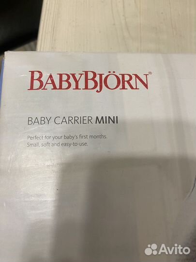 Эргорюкзак переноска babybjorn carrier mini