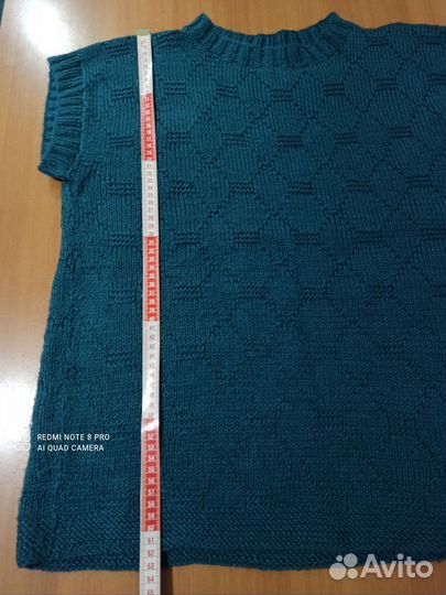 Безрукавка ручной вязки