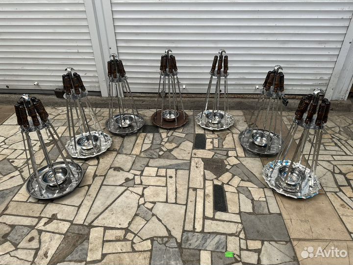 Садж пирамида для подачи шашлыка