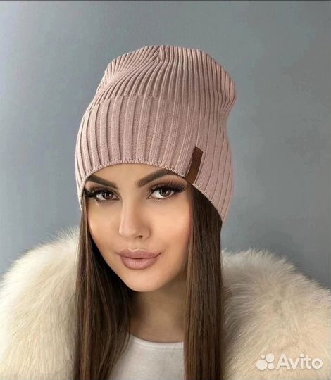 Шапка женская вязаная