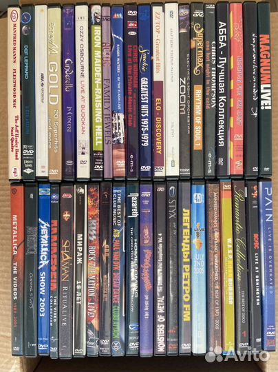 DVD диски(музыкальные)