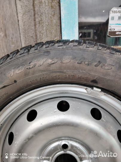 Колеса в сборе r15 зимние 4 100.4 шт