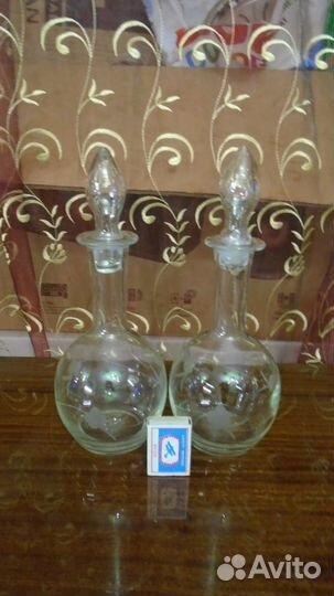 Графин, штоф СССР (2 шт)