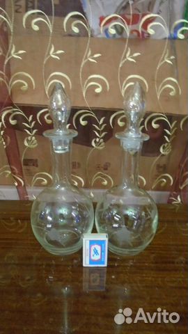 Графин, штоф СССР (2 шт)