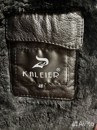 Куртка мужская kaleier натуральная кожа мех