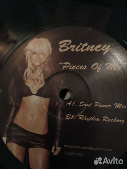 Бритая с пирса Britney винил бритни спирс remix