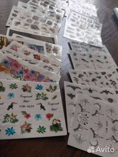 Слайдеры для ногтей, наклейки