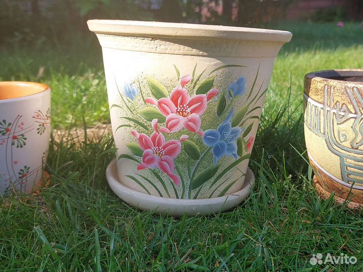 Горшок для цветов керамика