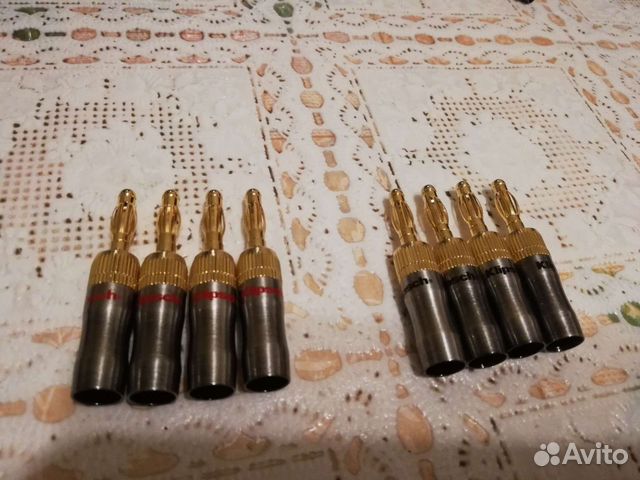 Nakamichi акустические бананы(новые) 8шт