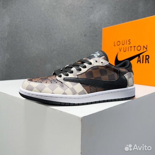 Кеды nike & louis vuitton