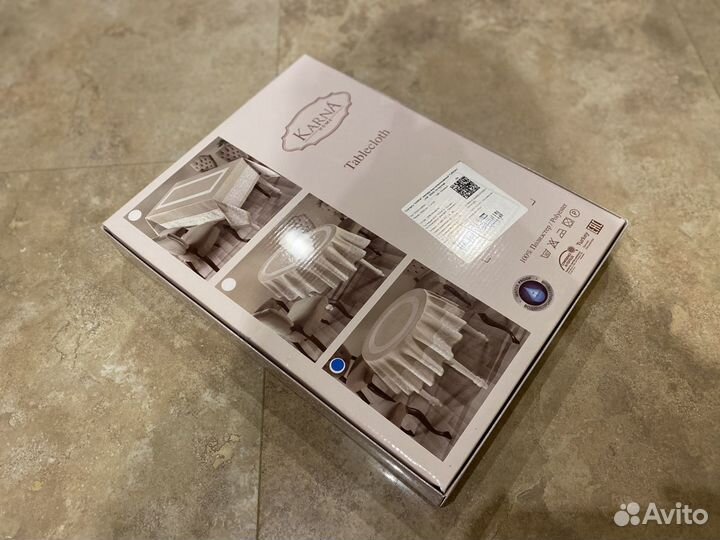 Karna коробка от скатерти новая