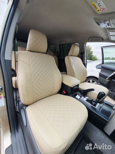 Чехлы Автопилот Toyota Prado 150. Ромб