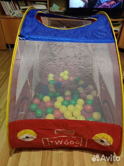 Детская игровая палатка с шариками