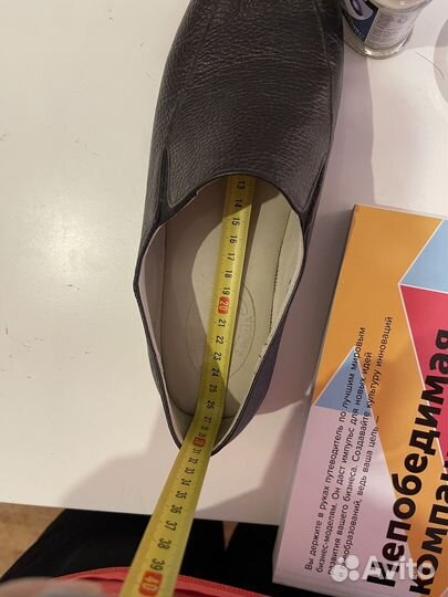 Итальянские кожаные тапочки новые 44 р