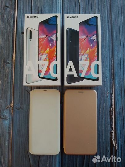 Коробки и чехлы от Samsung A70 оригинал
