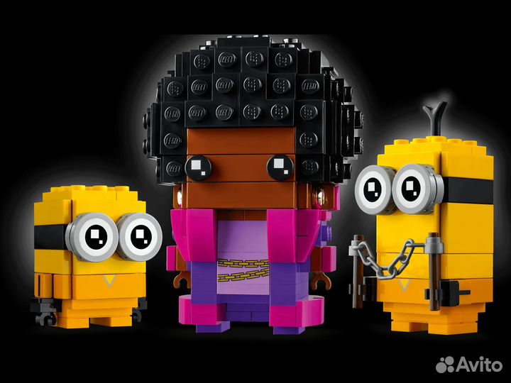 Lego BrickHeadz 40421 Белботтом и Миньоны Новый