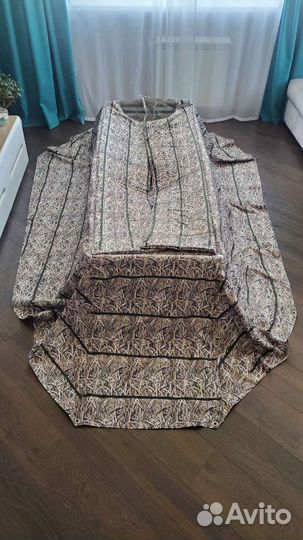 Лежачий скрадок на гуся