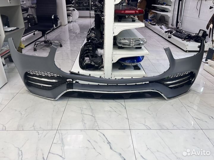 Передний бампер GLE V167 AMG