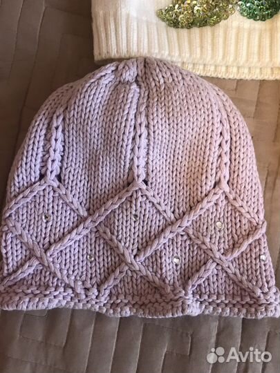 Шапка зимняя для девочки 50 52