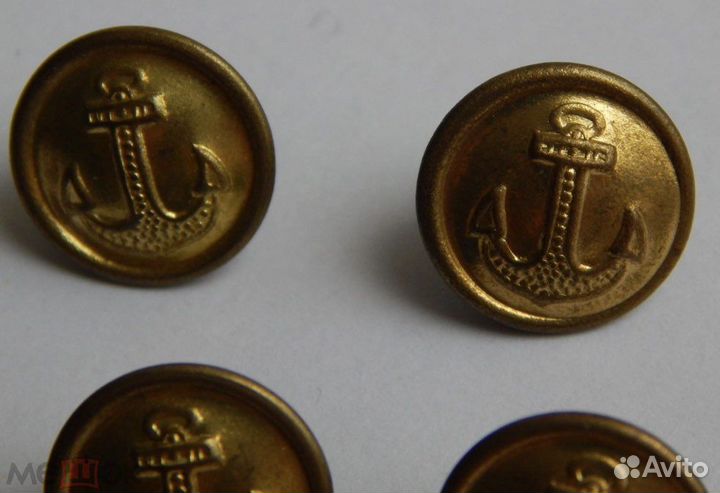 Пуговицы вмф СССР латунные 14 мм