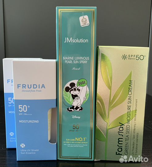 Солнцезащитный крем Frudia, FarmStay, спрей